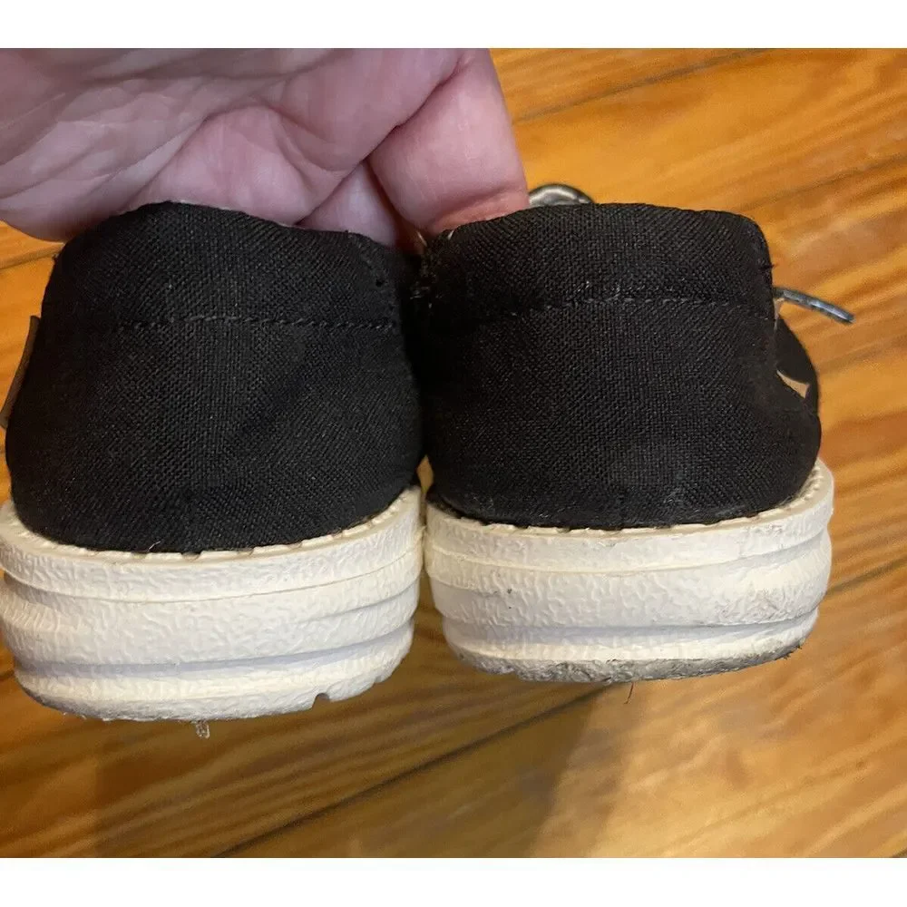 Hey Dude Wendy Linen Black‎ Size 3